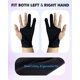 thumbnail image 5 of Guantes de dibujo AmberVec [paquete de 2] para tableta iPad talla S, 5 of 6