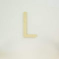 thumbnail image 1 of Package of 1, 8 Inch X 1/2" Baltic Birch "L" Wood Letters In The Century Gothic Font | Thick | Upper Case For Art & Craft Project, Made in USA, 1 of 1