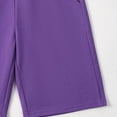 thumbnail image 5 of Ceisia Kids 3-15Y Boys High Waist Casual Athletic Shorts With Pockets Versatile Outdoor Running Fitness 5 Inch Shorts Purple 11-12Years Gift, 5 of 6