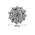 thumbnail image 3 of WREESH Halloween Decorations Sets Halloween Tablecloth Spooky Bat Spiderweb Lace, 3 of 8