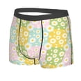 thumbnail image 5 of Goofa Daisies Flowers Printed Men's Boxer Briefs Underwear, Moisture-Wicking Underwear, Trunk,Soft and Breathable Cotton Underwear-XX-Large, 5 of 9