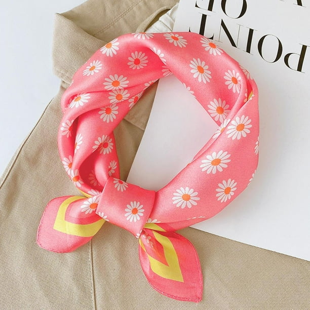 Pink silk hotsell head scarf
