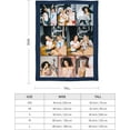 thumbnail image 6 of Customized Blankets with Photos Personalized Picture Collage Blanket Soft Using My Own Photos Custom Gifts for Halloween, Family, Friends Gifts-150X200cm, 6 of 6