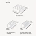 thumbnail image 4 of 3pcs Underwear Storage Boxes, Household Compartment Fabric Clothes Organizer, Drawers Dividers Organizer, Multifunctional Wardrobe Organizer For Panties Socks Bra Storage, 4 of 4