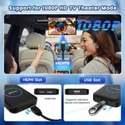 CarlinKit Tbox LITE S (Upgrade), 4-in-1 Android Ai Box with HDMI Output, Support Video Watching, Wireless CarPlay&Android Auto Car Adapter