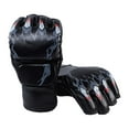thumbnail image 2 of Guantes de boxeo shamjiam Guantes de boxeo ligeros para MMA Garra de tigre y negro, 2 of 8