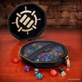 thumbnail image 3 of ENHANCE Tabletop Dice Case and Dice Rolling Tray - DND Dice Tray and Storage Holder for up to 150 D&D Dice with Rugged Exterior and Soft Protective Interior - DND Dice Case Perfect for Game Night, 3 of 9