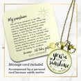 thumbnail image 2 of You are My Sunshine Gutsy Goodness Bronze Metal Necklace Adult Female Metal, 2 of 8