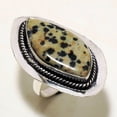 thumbnail image 2 of Dalmatian Gemstone Handmade Fashion Antique Design Ring Jewelry 7.50" SA 48, 2 of 2