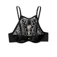 thumbnail image 3 of Women's Solid Color Hollow Lace Sexy Lingerie, 3 of 4