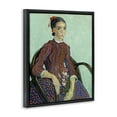 thumbnail image 4 of Stupell Industries Van Gogh Lady Mousme People Painting Black Floater Framed Canvas Art Print Wall Art, 25 x 31, 4 of 10