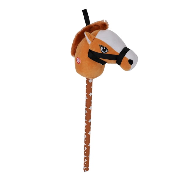 Juguete De Caballo De Peluche, Caballo De Peluche, Ojos Realistas Para Niños