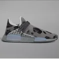 thumbnail image 1 of Ad-id-as NMD HU Pharrell Animal Print Ash Grey Shoes ID1531 Men's Size 13, 1 of 6