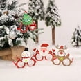 thumbnail image 3 of LINLIN Christmas Glasses, 4 Pieces Glitter Party Glasses Frames Christmas Funny Sunglasses Christmas Party Glasses for Christmas Parties Holiday, 3 of 7