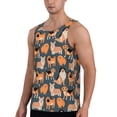 thumbnail image 2 of KLL Corgi Collie Pug Print Men's Muscle Gym Workout Stringer Tank Tops Bodybuilding Fitness T-Shirts Tank Tops Men-XX-Large, 2 of 7