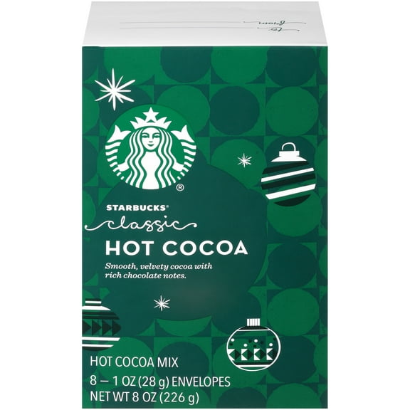 Starbucks Classic Hot Cocoa Mix, 8 Count Box