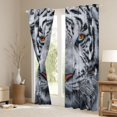thumbnail image 3 of Manfei Female Men Tiger Wildlife Curtains Pack of 2 (42x84 Each),Jungle Animal Curtains Blackout,Woodland Safari Wildlife Bedroom Curtains,Ultra Soft Home Decor, 3 of 6
