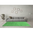 thumbnail image 3 of Ahgly Company Indoor Rectangle Abstract Emerald Green Contemporary Area Rugs, 7' x 9', 3 of 4
