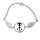 thumbnail image 1 of Universo y Alien alien Pulsera pulsera pulsera alas de ángel pulsera, 1 of 3