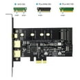 thumbnail image 2 of Tarjeta PCI-E a USB 3.0 PCI Express. Incluye 1 puerto USB C y 2 puertos USB A., 2 of 7