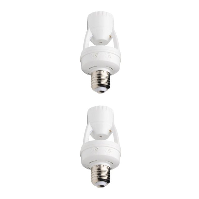 Speravity Enchufe de luz con sensor de movimiento PIR E27 Enchufe AC para sala de almacenamiento de pasillo Tipo 1 2Conjunto