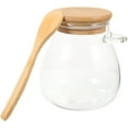 thumbnail image 4 of Glass Storage Jar with Sealed Lid Clear Glass Food Storage Canister Tea Coffee Jar with Spoon, 4 of 8