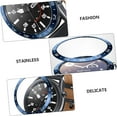 thumbnail image 2 of AVEKI Stainless Steel Bezel Flapper Accessories Watch Bezel Styling Transparent Balloons Stainless Steel Watch Bezel Jewelry Bezel Ring Wrist Watch Bezel Scale Protective Case 0601M, 2 of 8