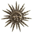 thumbnail image 3 of SPI Dawn's Light 32 inch Diameter Aluminum Sun Wall Plaque, 3 of 3