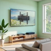 USX MOUNT 40 43 50 55 inch Full Motion Corner TV Wall Mount for Most 32-70 inch Flat & Curved TVs, Articulating Swivel & Tilt TV Mount Bracket, up to 80 lbs,VESA 400x400mm, Single Stud Perfect Center