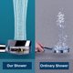thumbnail image 3 of Inteprter Cabezal de ducha de mano, boquilla de pulverización de aleación de aluminio ahorradora de agua de alta presión, rociador de cabezal Suministros de limpieza para el hogar Rosado, 3 of 6
