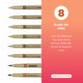 thumbnail image 2 of Sakura Pigma Micron Pen Set, 8-Pens, Black, 2 of 6