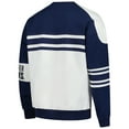 thumbnail image 3 of Men's-Starter  White/Blue Vancouver Canucks Defense Fleece Crewneck Pullover Sweatshirt, 3 of 3