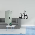 thumbnail image 2 of Organizador De Contenedores De Almacenamiento Apilable Que Ahorra Espacio Con Estatua De Reno De Resina De Ciervo Negro Para El Hogar, Apartamento, Sala De Estar Y Estudio., 2 of 8