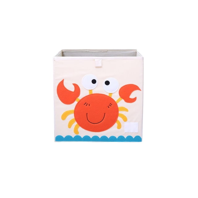 Cateissary Cesta de almacenamiento de juguetes, organizador cuadrado plegable de dibujos animados para el hogar, cubo lavable, soporte organizador para Almacenamiento y organización del hogar Tipo 5 Cateissary HA077324-05