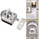 thumbnail image 3 of Stainless Steel Glass Door Floor Latch Lock for Bathroom Toilet Shop Security Bolt, 3 of 5