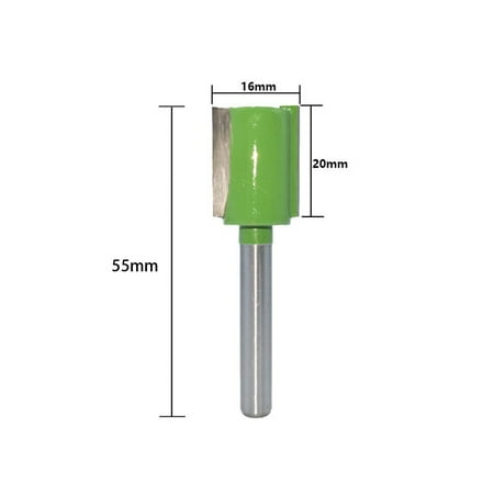 

1Pcs 6mm Shank Single Double Flute Straight Router Bit For Woodworking