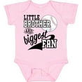 thumbnail image 3 of Inktastic Little Brother and Biggest Fan Baseball Family Fan Boys or Girls Baby Bodysuit, 3 of 5