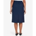 thumbnail image 5 of Alfred Dunner Womens Petites Knee Length Back Slit Pencil Skirt, 5 of 6