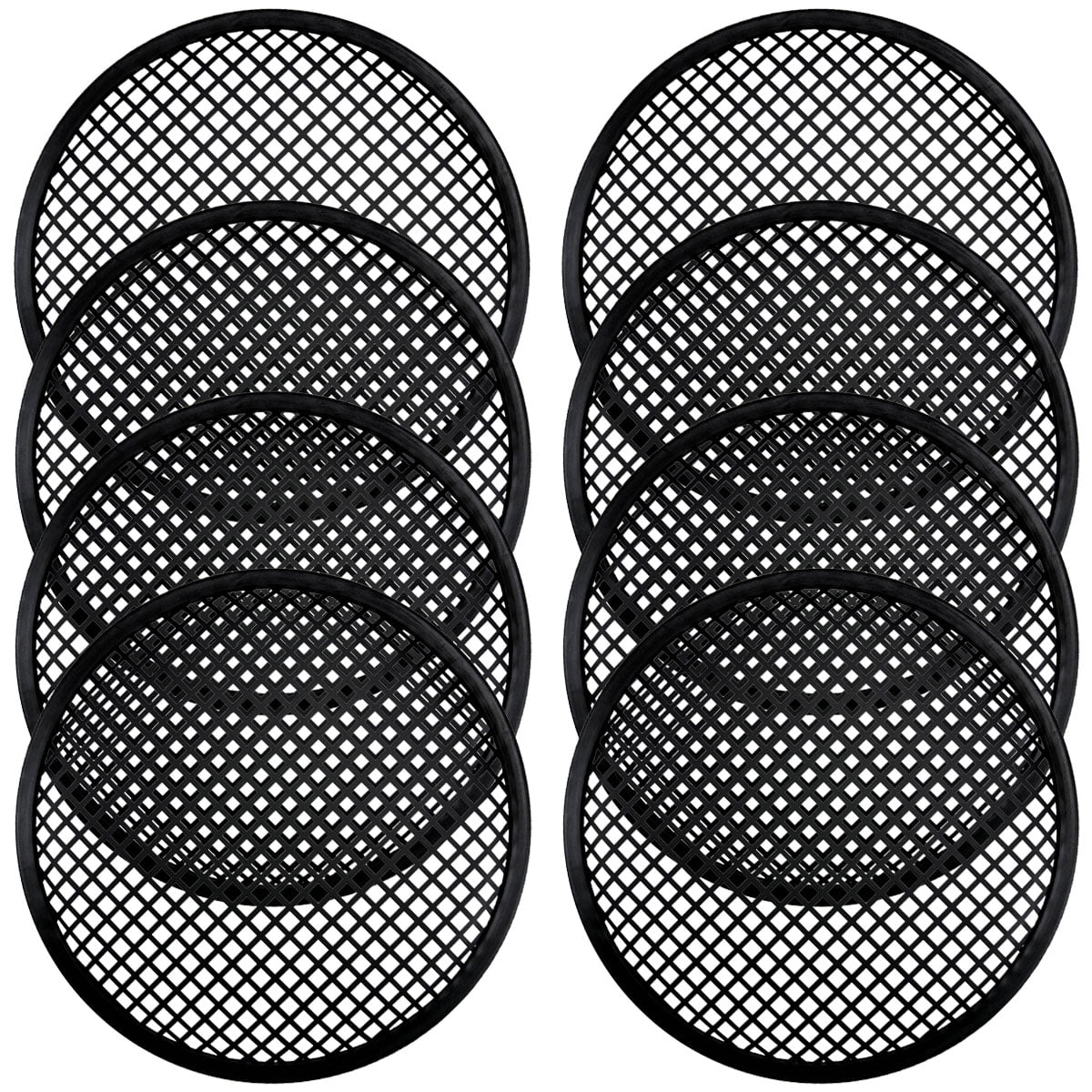 4 Pairs 15 Inch Subwoofer Metal Waffle Grills Universal Speaker Cover