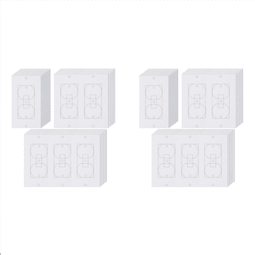 40Pcs Wall Insulation Outlet Insulators Sealers,Electrical Outlet Insulation Pads for Wall, Light, Switch Socket