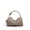 beige, variant on Genuine Cowhide Women Underarm Bag, Pebbled Leather Barrel Purse Retro Commuter Handbag