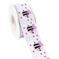thumbnail image 1 of Valentine's Day Love Skull Head Leopard Bees Printed Grosgrain Satin Ribbon for Gift Wrapping Hair Bow 50 Yards Jiayi, 1 of 7