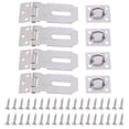 thumbnail image 4 of 4 Pcs Cadenas Loquet de Serrure en Acier Inoxydable Sécurité Serrure de Porte, 4 of 9