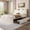Beige Queen, variant on Senfot Full Size Platform Bed Frame, Lighted Upholstered Bed Frame with 4 Storage Drawers and Headboard, No Box Spring Needed, Wooden Slats Support, Noise-Free, Easy Assembly, White