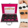 thumbnail image 3 of EASTIN 16Pcs 60W Portable Basalt Hot Stone Sets for Professional Body Massage + Hot Rocks Heater Box, 3 of 12