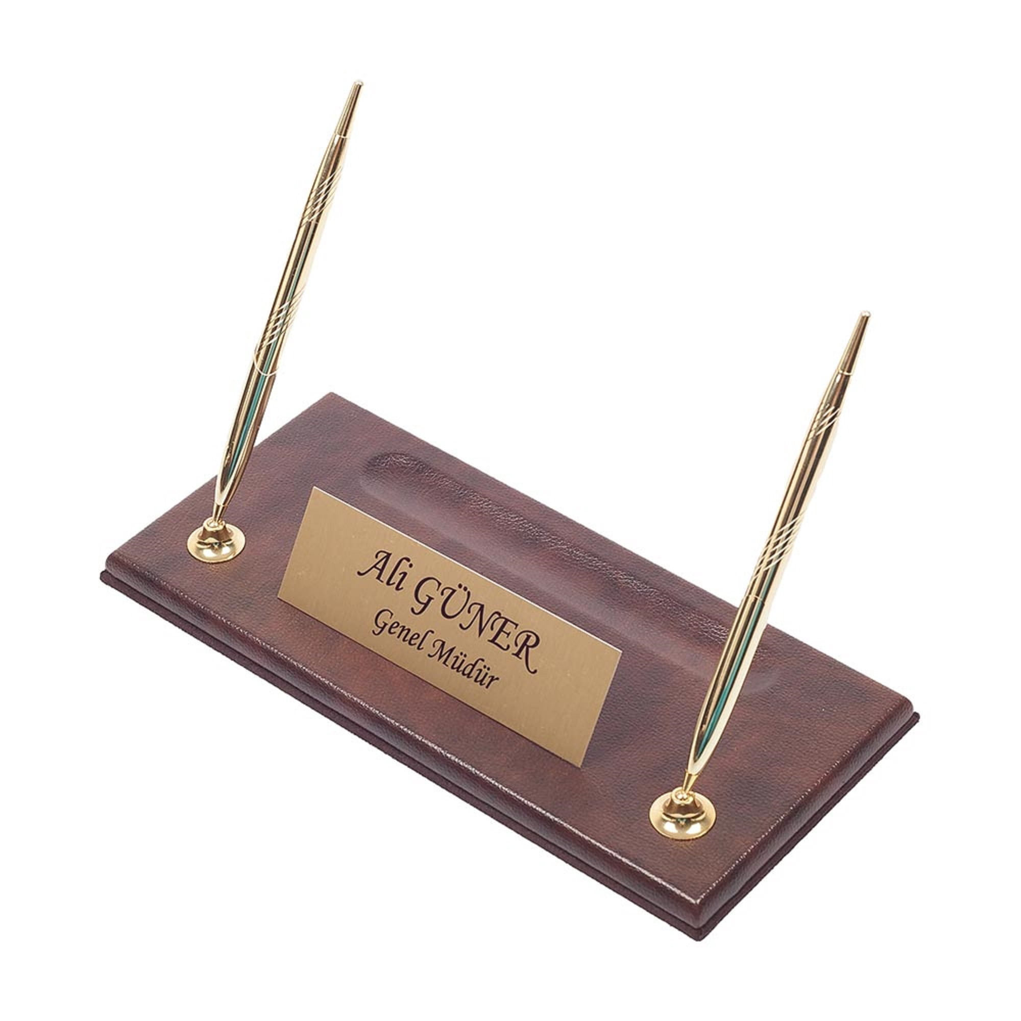 Leather Desk Set - Desk Organizer Set - Office Desk Pad Accessories - Calendar holder - 9 Accessories-Desk Organizer - Office Desk Accessories - Desktop Storage - 9 PCS