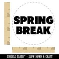 thumbnail image 2 of Spring Break Bold Text School Rubber Stamp for Scrapbooking Crafting Stamping - Small 3/4 Inch, 2 of 7