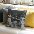 thumbnail image 3 of SHANXI Witch Throw Pillow Covers Artistic Black White Velvet Comfortable Washable Soft Bedroom 22x22in, 3 of 5