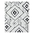 thumbnail image 3 of Unique Loom Morocco Collection Area Rug - Rif (8' x 10' Rectangle Ivory/Black), 3 of 7