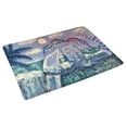 thumbnail image 2 of MKHERT Mermaid with Dolphin Hugging in The Sea Painting Doormat Rug Home Decor Floor Mat Bath Mat 30x18 inch, 2 of 3